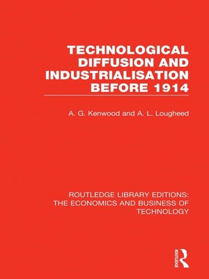 cover image of Technological Diffusion and Industrialisation Before 1914